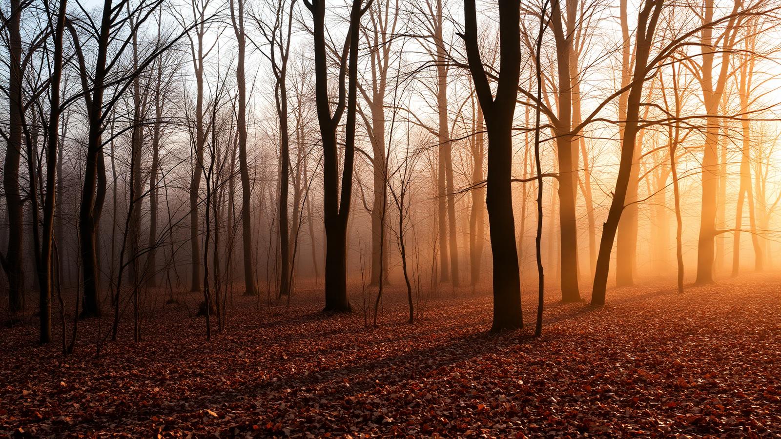 Morgenlicht im Wald