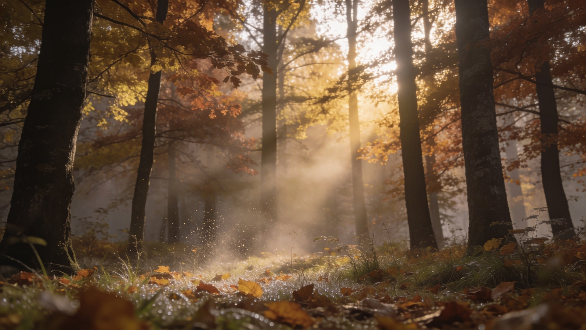 Morgenlicht im Wald